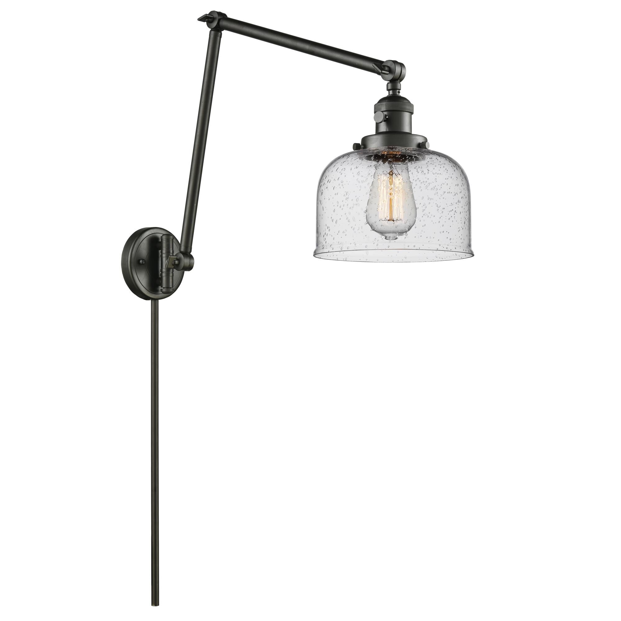 Bruno Marashlian Large Bell Wall Swing Lamp by Innovations Lighting
